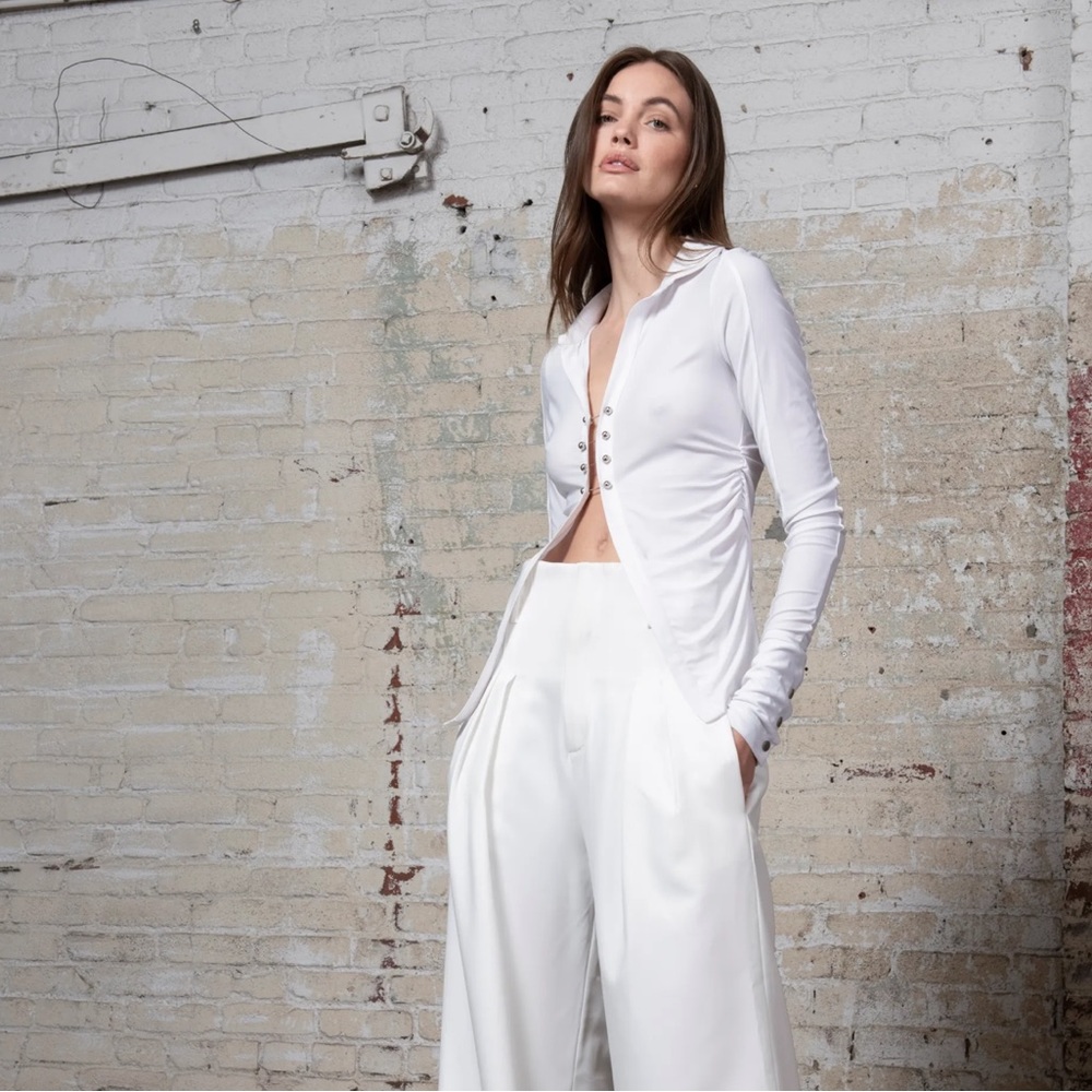 NEW Aya Muse x Dani Michelle Long Sleeve Top